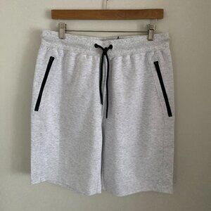 CSG Men's Sweat Shorts Soft Casual Cotton Heather Grey Lounge Gym Workout Size L